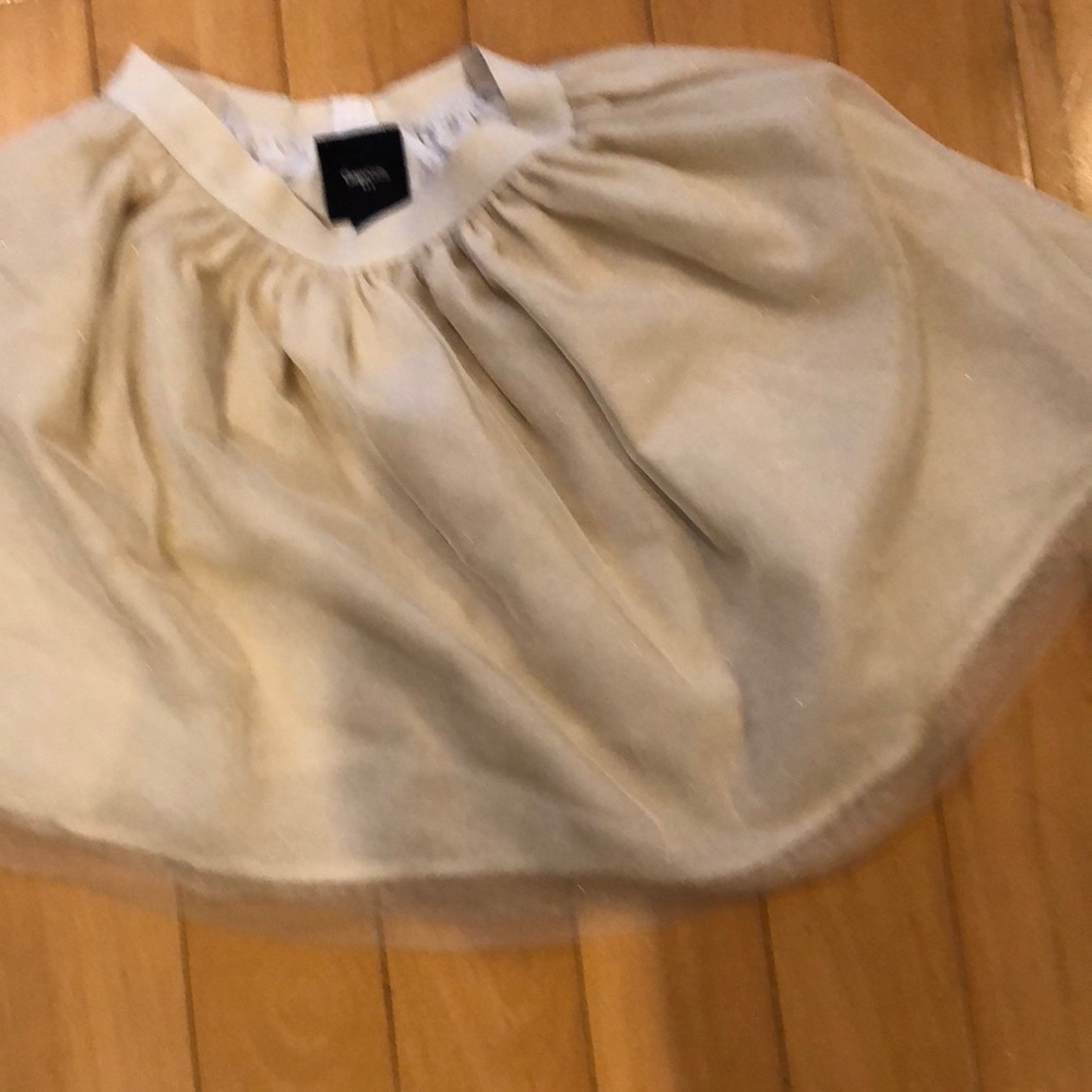 Gold skirt